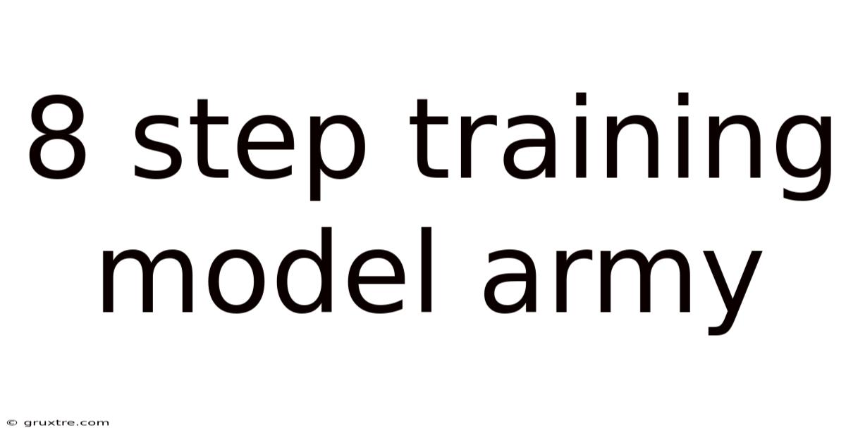 8 Step Training Model Army